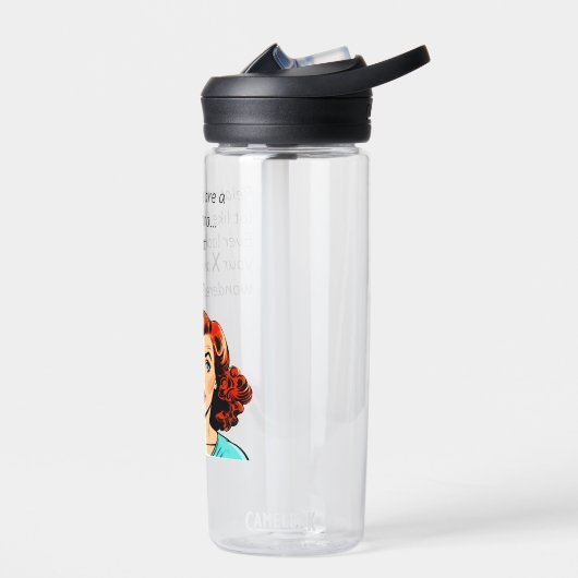 Bouteille D'eau Les relations sont comme Algebra Funny Quip (Gauche)