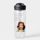 Bouteille D'eau Les relations sont comme Algebra Funny Quip (Extérieur)