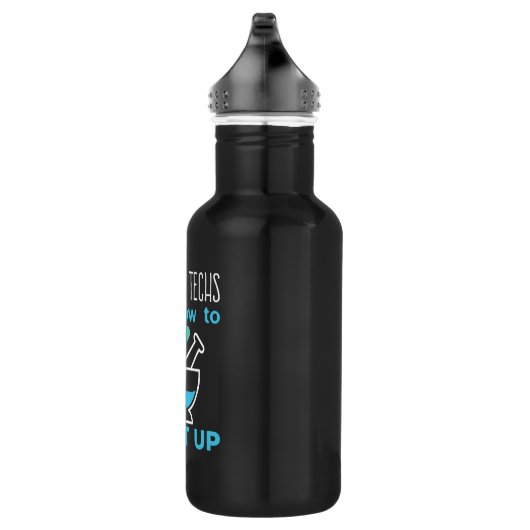 Bouteille D'eau Les techniciens en pharmacie savent comment le mél (Droite)