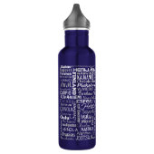 Bouteille D'eau Les villes finlandaises (Gauche)