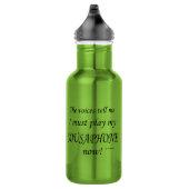 Bouteille D'eau Les voix sousaphes disent qu'il faut jouer (Droite)