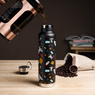 Bouteille D'eau L'espace extra-atmosphérique pour enfants et Motif