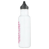 Bouteille D'eau LETTRE CHÂTEAU GRAPHIQUE GRATUITE DE 2019 Pink (Droite)