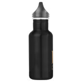 Bouteille D'eau LETTRE D OR MONOGRAPHIQUE BOtanique Élégante (Gauche)