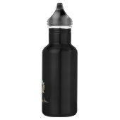 Bouteille D'eau LETTRE D'OR MONOGRAPHIQUE BOtanique Élégante A (Droite)