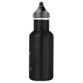 Bouteille D'eau LETTRE D'OR MONOGRAPHIQUE BOtanique Élégante C (Droite)