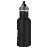 Bouteille D'eau LETTRE D'OR MONOGRAPHIQUE BOtanique Élégante M (Droite)