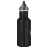 Bouteille D'eau LETTRE D'OR MONOGRAPHIQUE BOtanique Élégante Q (Gauche)