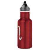 Bouteille D'eau LETTRE FLORALE MINTE rose M (Droite)