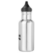 Bouteille D'eau Lettres noires "Boston Strong" - (Droite)
