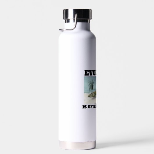 Bouteille D'eau L'Évolution Est Souvent Surévaluée Fishapod Tiktaa (Plage)