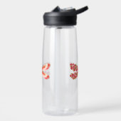 Bouteille D'eau libellule de fleurs avec sakura de bijoux (Gauche)