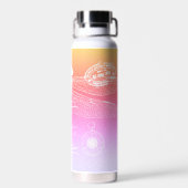 Bouteille D'eau Libellule dégradé pastel (Arrière)