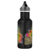 Bouteille D'eau libellule jaune multicolore (Droite)