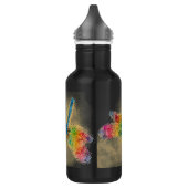 Bouteille D'eau libellule jaune multicolore (Gauche)