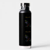 Bouteille D'eau libellules colorées personnalisées (Plage)