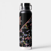 Bouteille D'eau libellules colorées personnalisées (Arrière)