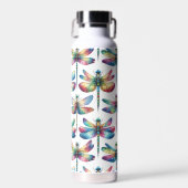 Bouteille D'eau Libellules Kaléidoscope (Avant)