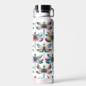 Bouteille D'eau Libellules Kaléidoscope (Arrière)