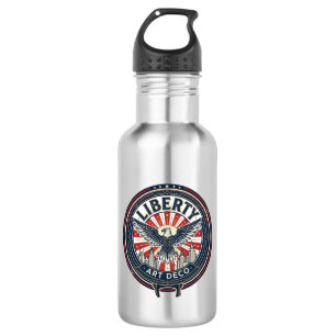 Bouteille D'eau Liberty Aviator Patriotique Patriotique Aviation V