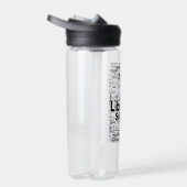 Bouteille D'eau Libra Zodiac Word Cloud Inspiration (Droite)