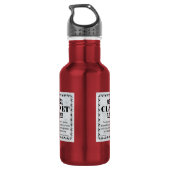 Bouteille D'eau Licence Clarinet (Dos)