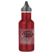 Bouteille D'eau Licence Fiddle (Gauche)