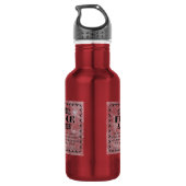 Bouteille D'eau Licence Fiddle (Dos)