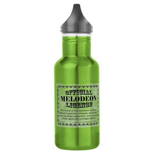 Bouteille D'eau Licence Melodeon (Gauche)