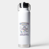 Bouteille D'eau Licorne Mathicorne Mode Charmant Fond Blanc D (Salle de sport)
