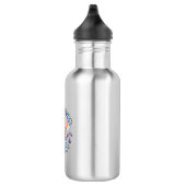 Bouteille D'eau Licorne Pixel Licorne Puissance Conception Graphiq (Droite)