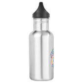 Bouteille D'eau Licorne Pixel Licorne Puissance Conception Graphiq (Gauche)