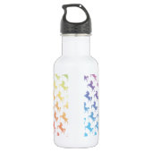Bouteille D'eau Licornes d'arc-en-ciel (Dos)