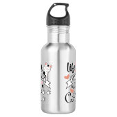 Bouteille D'eau Life is Better With a Cat quote slogan (Devant)