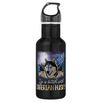 Bouteille D'eau Life Is Better With A Siberian Husky