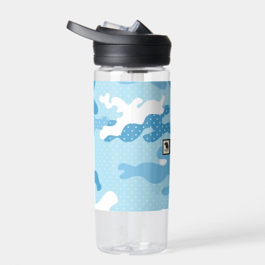 Bouteille D'eau Light Blue Camouflage Pattern (Droite)