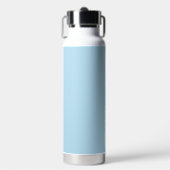 Bouteille D'eau Light Blue Modern Typography Personalized (Salle de sport)