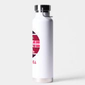 Bouteille D'eau Ligne danse Love Cowboyhat rose (Gauche)