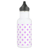 Bouteille D'eau Lilac polka croise sur blanc (Droite)