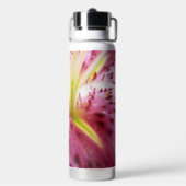 Bouteille D'eau Lily Fleur de Stargazer Magenta Clair (Arrière)