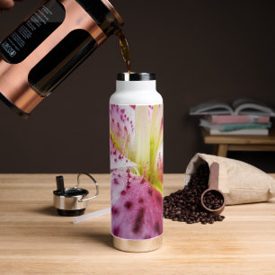 Bouteille D'eau Lily Fleur de Stargazer Magenta Clair