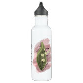 Bouteille D'eau Lily of the Valley Happiness Personnalisée (Droite)