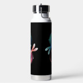 Bouteille D'eau L'infini avec des libellules lumineuses (Gym)
