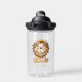 Bouteille D'eau Lion de dessin de bébé personnalisé (Salle de sport)