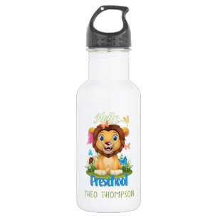Bouteille D'eau Lion et papillon Retour à l'école maternelle 1er j