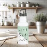 Bouteille D'eau Live Love Lauder Motivation Positive Citation<br><div class="desc">Live Love Lauder Motivation Positive Citation</div>