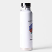 Bouteille D'eau Live The Examiné Life Think & Reflect Conseils (Plage)
