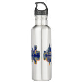 Bouteille D'eau Liverpool Skyline (Dos)