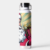 Bouteille D'eau Livre de bande dessinée Père Noël/Noël (Arrière)