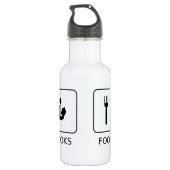 Bouteille D'eau Livres de veille alimentaire (Dos)